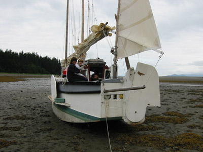 Anke and Aly aboard LUNA