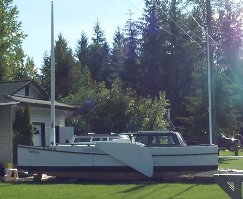 SELKIE with masts installed