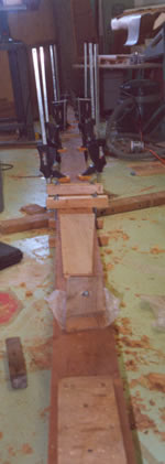 mast sealed and glued