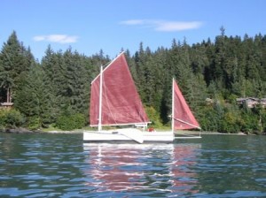 Our Boat, SELKIE in happier times and climes, before she disappeared November 6, 2009