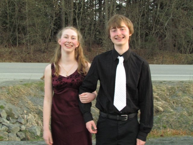 Aly and her date, Zack