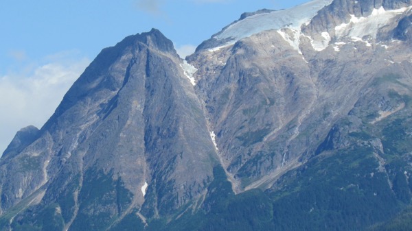 close up of Alaska's Coast Range