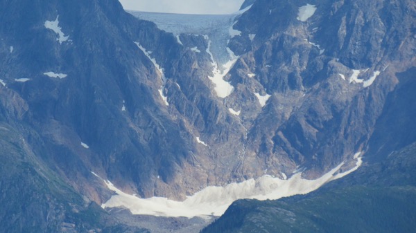 Close up of Alaska's Coast Range