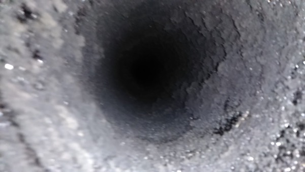 creosote in a woodstove chimney